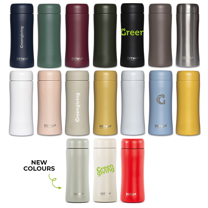 Double walled bottle with tea filter
